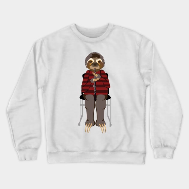 Everyday Sloths: Bertie Crewneck Sweatshirt by aecdesign